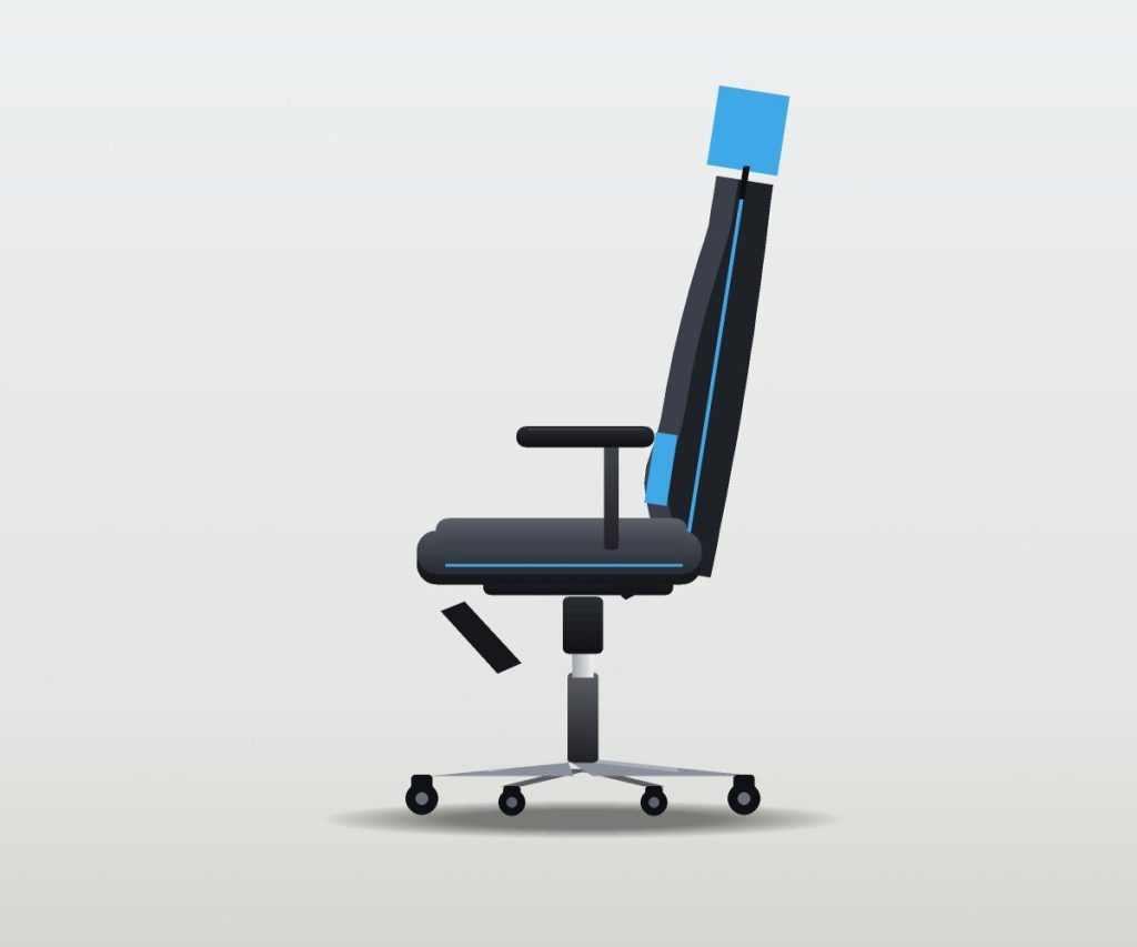 Lumen Throne XL — vista lateral